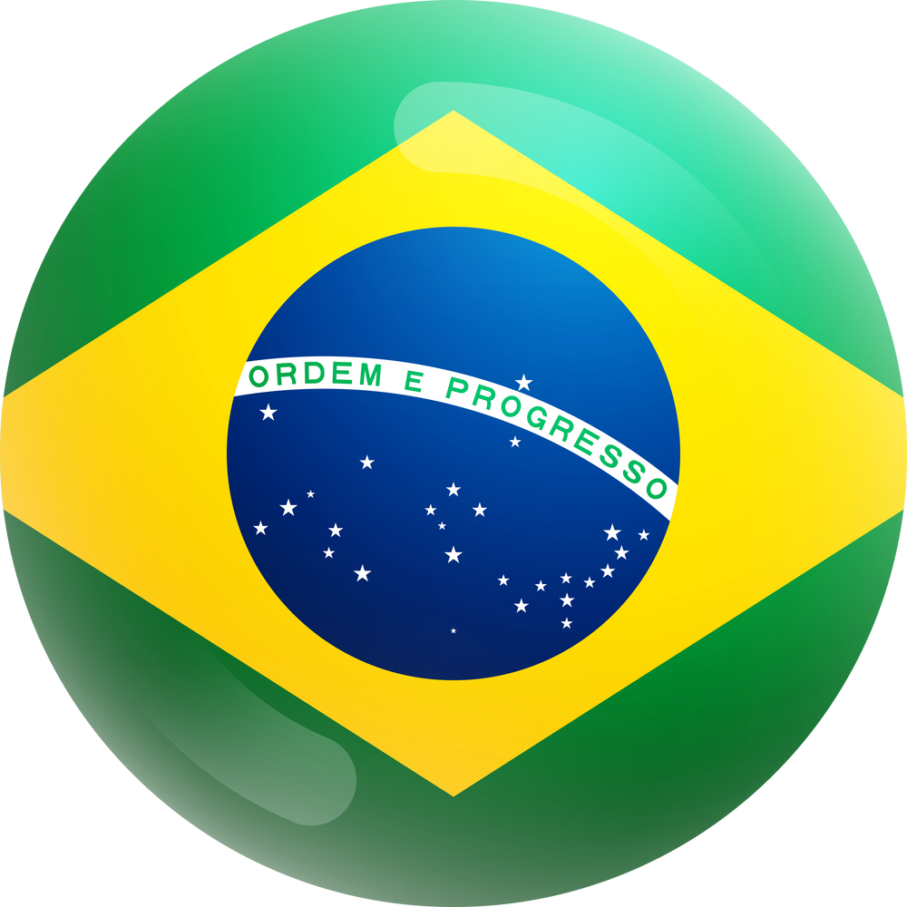 Brazil Flag 3D Icon